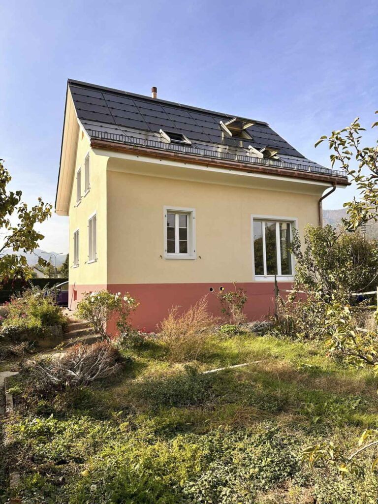 Fassade nach dem entfernen vom Fassadengerüst
